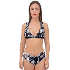 Animal Liberation Front - Chimpanzee  Double Strap Halter Bikini Set