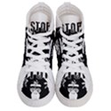 Stop Animal Testing - Chimpanzee  Women s Hi-Top Skate Sneakers View1