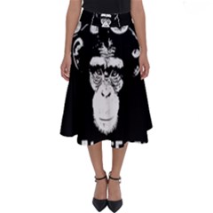 Stop Animal Testing - Chimpanzee  Perfect Length Midi Skirt by Valentinaart