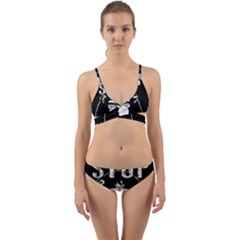 Stop Animal Testing - Chimpanzee  Wrap Around Bikini Set