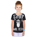 Stop Animal Testing - Chimpanzee  Kids  One Piece Tee View1