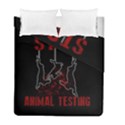 Stop Animal Testing - Rabbits  Duvet Cover Double Side (Full/ Double Size) View1