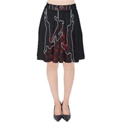 Stop Animal Testing - Rabbits  Velvet High Waist Skirt by Valentinaart