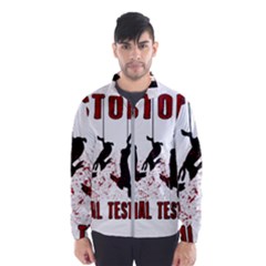 Stop Animal Testing - Rabbits  Wind Breaker (men) by Valentinaart