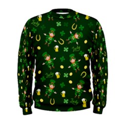 St Patricks Day Pattern Men s Sweatshirt by Valentinaart