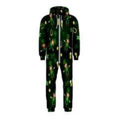 St Patricks Day Pattern Hooded Jumpsuit (kids)