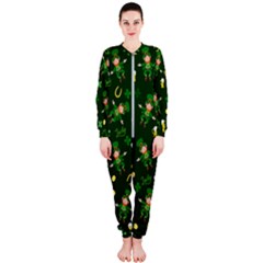 St Patricks Day Pattern Onepiece Jumpsuit (ladies) 