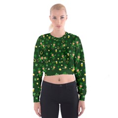 St Patricks Day Pattern Cropped Sweatshirt