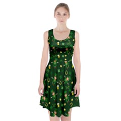 St Patricks Day Pattern Racerback Midi Dress by Valentinaart