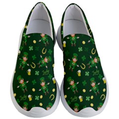 St Patricks Day Pattern Women s Lightweight Slip Ons by Valentinaart