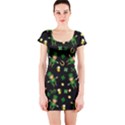 St Patricks day pattern Short Sleeve Bodycon Dress View1