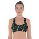 St Patricks day pattern Cross Back Sports Bra View1