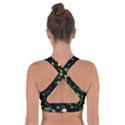 St Patricks day pattern Cross Back Sports Bra View2