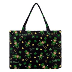 St Patricks Day Pattern Medium Tote Bag by Valentinaart