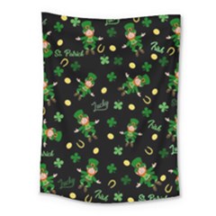 St Patricks Day Pattern Medium Tapestry by Valentinaart