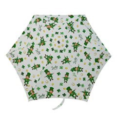 St Patricks Day Pattern Mini Folding Umbrellas by Valentinaart