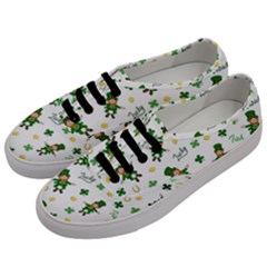 St Patricks Day Pattern Men s Classic Low Top Sneakers by Valentinaart