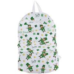 St Patricks Day Pattern Foldable Lightweight Backpack by Valentinaart