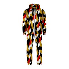 Colorful Abstract Pattern Hooded Jumpsuit (kids) by dflcprints