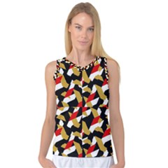 Colorful Abstract Pattern Women s Basketball Tank Top by dflcprints