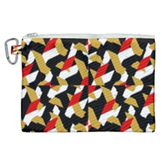 Colorful Abstract Pattern Canvas Cosmetic Bag (xl) by dflcprints