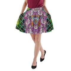 The Most Beautiful Planet Is Earth On The Sky A-line Pocket Skirt by pepitasart