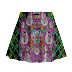 The Most Beautiful Planet Is Earth On The Sky Mini Flare Skirt by pepitasart