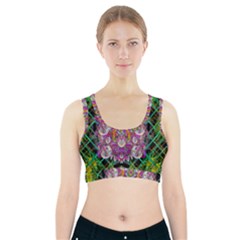 The Most Beautiful Planet Is Earth On The Sky Sports Bra With Pocket by pepitasart