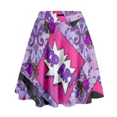 Purlpe Retro Pop High Waist Skirt by snowwhitegirl