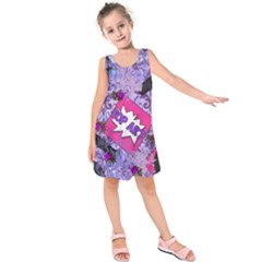 Purlpe Retro Pop Kids  Sleeveless Dress by snowwhitegirl