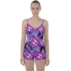 Purlpe Retro Pop Tie Front Two Piece Tankini by snowwhitegirl