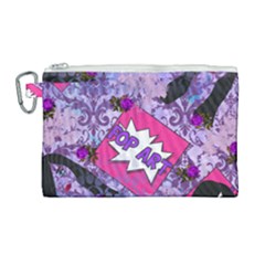 Purlpe Retro Pop Canvas Cosmetic Bag (large)