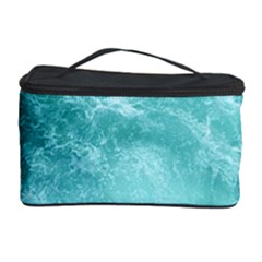 Green Ocean Splash Cosmetic Storage Case by snowwhitegirl