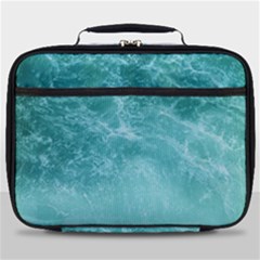 Green Ocean Splash Full Print Lunch Bag