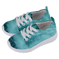 Green Ocean Splash Kids  Lightweight Sports Shoes by snowwhitegirl