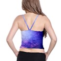 Galaxy Spaghetti Strap Bra Top View2