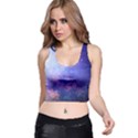 Galaxy Racer Back Crop Top View1