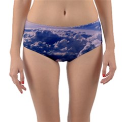 In The Clouds Reversible Mid-waist Bikini Bottoms by snowwhitegirl