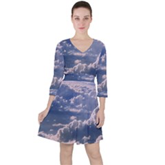 In The Clouds Ruffle Dress