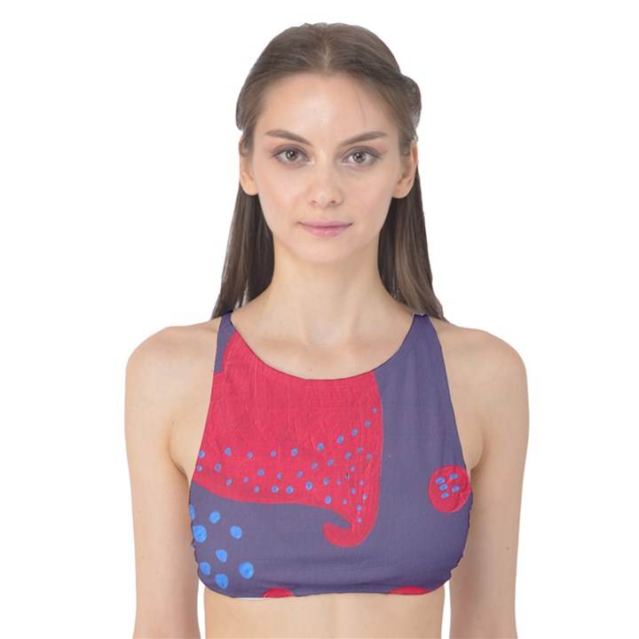 Lollipop Attacked By Hearts Tank Bikini Top