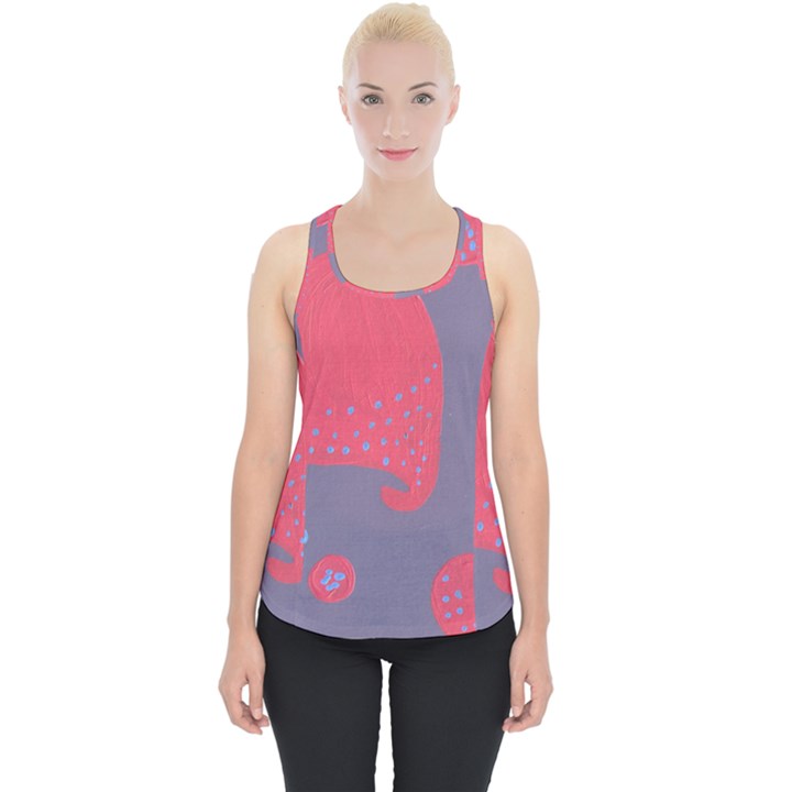 Lollipop Attacked By Hearts Piece Up Tank Top