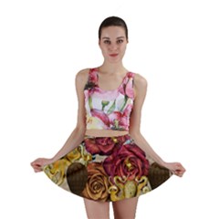 Octopus Floral Mini Skirt by snowwhitegirl