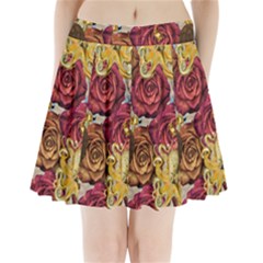 Octopus Floral Pleated Mini Skirt by snowwhitegirl