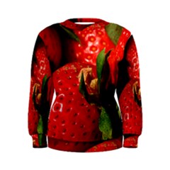 Red Strawberries Women s Sweatshirt