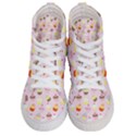 Baby Pink Valentines Cup Cakes Men s Hi-Top Skate Sneakers View1