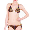 Gay Pride Flag Rainbow Chevron Stripe Bikini Set View1