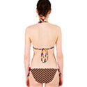 Gay Pride Flag Rainbow Chevron Stripe Bikini Set View2