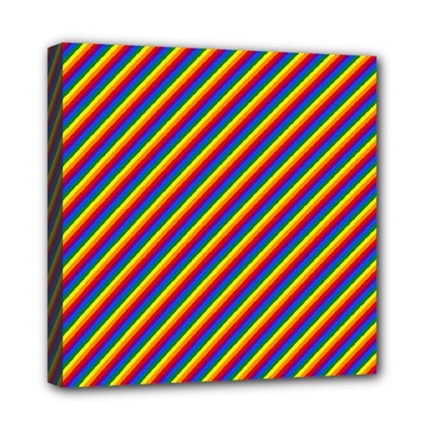 Gay Pride Flag Candy Cane Diagonal Stripe Multi Function Bag	 by PodArtist