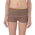 Horizontal Gay Pride Rainbow Flag Pin Stripes Reversible Boyleg Bikini Bottoms View3