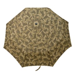 Operation Desert Cat Camouflage Catmouflage Folding Umbrellas by PodArtist